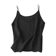thumbnail image 3 of Rciityk Women's V Neck Spaghetti Strap Tank Tops Solid Color Casual Loose Summer Sleeveless Top for Beach Vacation Daily, 3 of 8