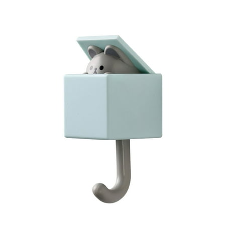 

Cartoon Animals Home Decor Hanging Strong Adhesive Bag Hat Wall Hook Punch Free