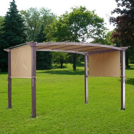 17*6.5 Feet Protective Patio Pergola Canopy Replacement Cover Sun Shelter