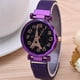 thumbnail image 1 of Agite el mismo tipo de reloj de mujer con piedra magnética con reloj de estrella magnética con correa de malla de espejo de diamantes, 1 of 5