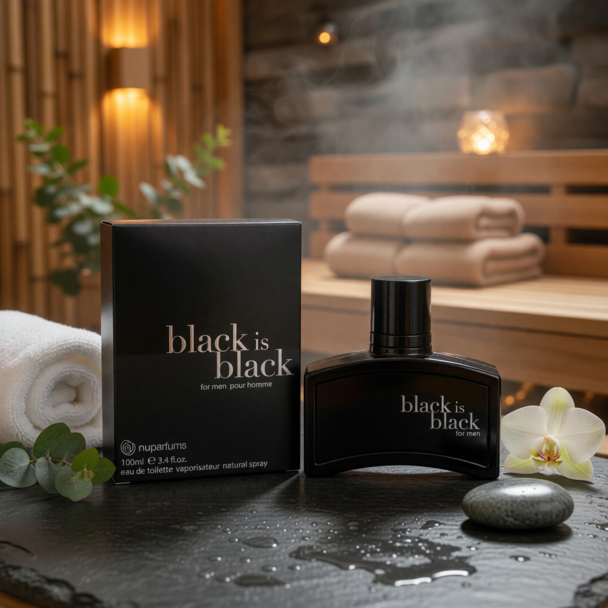 black is black for men ブラックイズブラック 100ml Unknown, Black is Black, Eau de Toilette Spray for Men, 3.4 oz