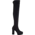thumbnail image 4 of Avec Les Filles Womens Linnea Closed Toe Knee High Fashion Boots, 4 of 6