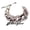 Gun Black Bracelet, variant on SHINY LINK ID Celebrity Style ALUMINIU CHOKER CHUNKY Curb Fashion Chain Necklace-Silver - 2#