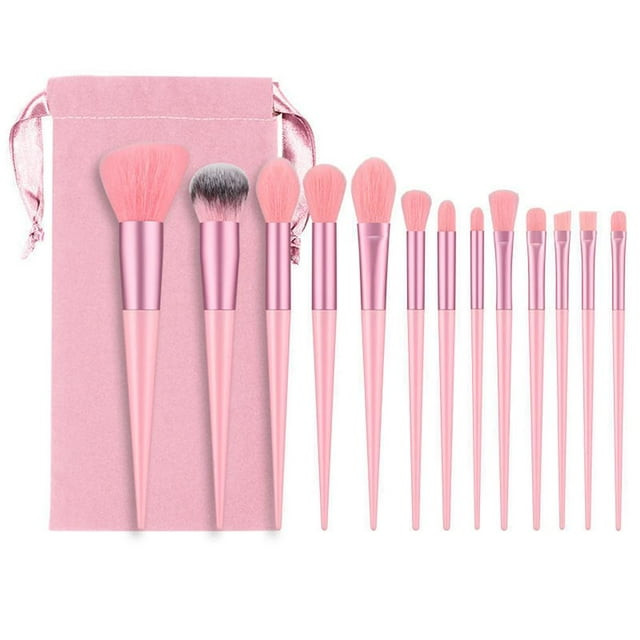 13 Pcs Makeup Brush Set Portable Soft Blush Brush Eyeshadow Brush Foundation Makeup Set
