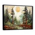 thumbnail image 2 of Designart "Tree Redwood Natures Forest III" Tree Redwood Floater Framed Canvas Print, 2 of 7