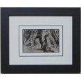 thumbnail image 1 of Post Card Frame for 3.5" X 5.5" Post Card Black Frame with White (Black Trim) Matting, 1 of 4