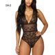 thumbnail image 1 of Lencería encantadora para mujer, diseño de malla de encaje, ropa interior con cuello en V profundo, mono, mono Inevent XX000159-08, 1 of 7