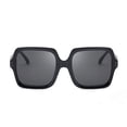 thumbnail image 3 of Gafas de sol de montura grande con forma de selfie callejera, gafas de sol cuadradas con forma de arroz para mujer, gafas de sol de moda, 3 of 4