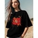 thumbnail image 3 of Camiseta de mujer, camisetas de manga corta, tops casuales, camiseta de cuello redondo "Todo está bien" para mujer, 3 of 8