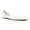 White, variant on XYD Women Pointed Toe D'orsay Flats Slip on Bare Sides Sandals Comfortable Casual Dress Work Shoes Size 7 Purple