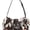 Cow Brown, variant on Y2K Rivet Shoulder Bag for Women, Vintage Crinkled PU Leather Underarm Handbag, Punk Studded Crossbody Purse, Fashion Adjustable Strap Biker Bag for Daily Commute