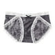 thumbnail image 1 of Gibobby Ropa interior bikini elástica para mujer Bragas de malla ahuecadas de encaje sexy para mujer Calzoncillos de niña con inferior de algodón de cintura media(Gris, L), 1 of 3