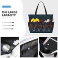 thumbnail image 3 of KdxioCartoon Sharks for Beach Bag for Women Large Beach Tote Bag Waterproof Sandproof Swim Bag with Zipper Pockets Beach Vacation Travel, 3 of 7