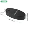 thumbnail image 3 of Uxcell 2-Pack Llavero Flotante para Navegación, Anillos de Llave Impermeables de Color Brillante para Deportes Acuáticos al Aire Libre [Negro], 3 of 6