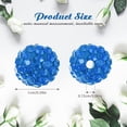 thumbnail image 2 of Topboutique Rhinestone Clay Beads,Blue Polymer Clay Crystal Round Beads ,Ball Clay Beads with Diamond for DIY Necklace Bracelet Jewelry Making Party Decoration,Crystal Beads,100 Pcs,0.3 in, 2 of 7