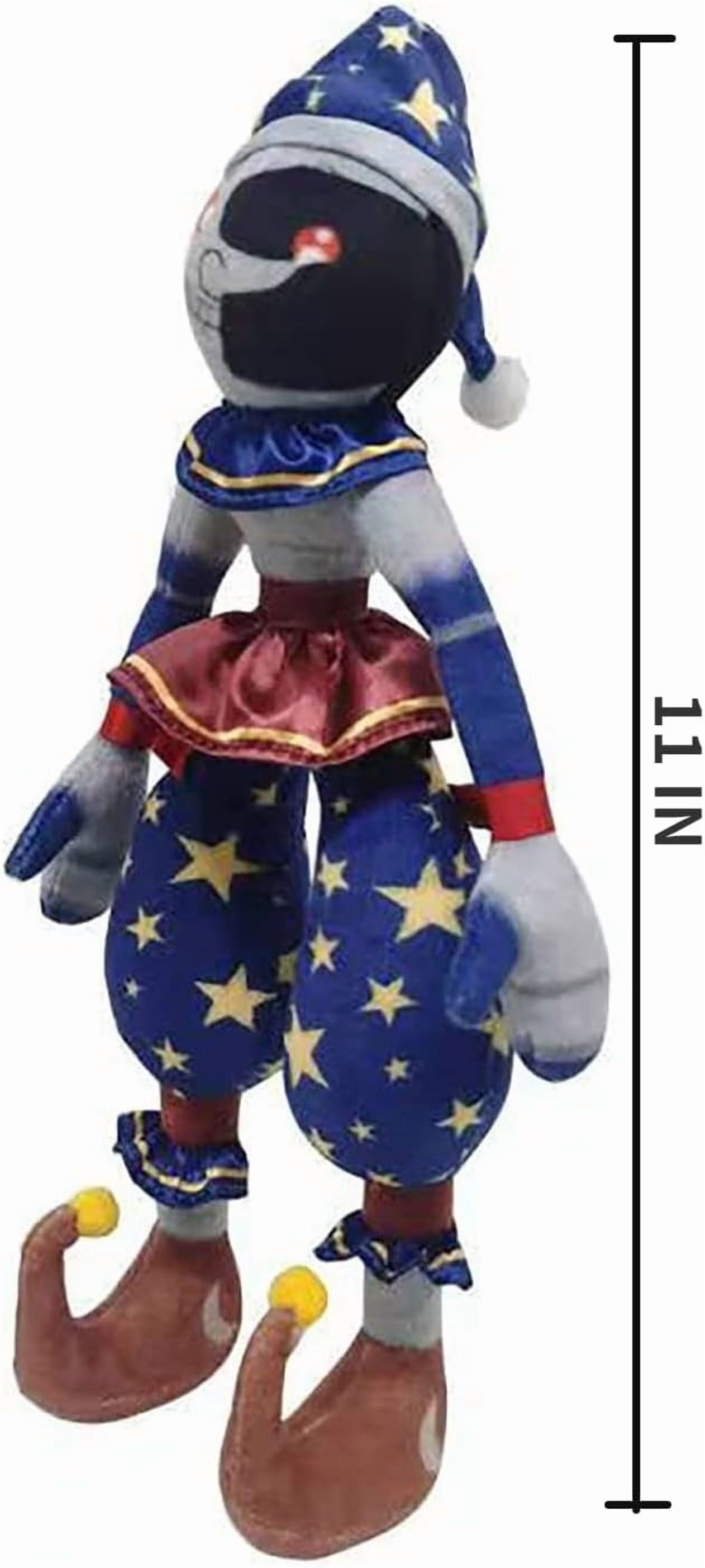 11" FNAF Moondrop Plush Toy | Standing Moon Clown Stuffed Doll