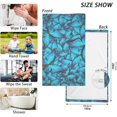 thumbnail image 3 of GZHJMY Different Butterflys Bath Hand Towel Soft Washcloth Highly Absorbent Fingertip Towels for Bathroom Beach Kitchen Sports Gym Yoga Travel (2-Pieces Towel Sets, 28x16 inch), 3 of 7