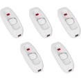 thumbnail image 1 of (white)lamp switch vintage 5pcs switch appliances Switches AC 250V 10A Inline on/Off Toggle Switch Feed Through Table Desk Lamp Cord Switch with LED Indicator, 1 of 5