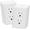 White, variant on ENERLITES Duplex Receptacle Outlets and Wall Plates Bundle, Tamper-Resistant Electrical Socket, 15A 125V, Self-Grounding, 2-Pole, White, 10 Pack