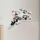 thumbnail image 5 of Avión RC Avión RC Stunt Roll Regalo Avión de combate de control remoto ligero Blanco Gris 3 Batt, 5 of 9