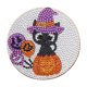 thumbnail image 1 of Posavasos de diamantes de bricolaje Estilo de Halloween Posavasos de diamantes de madera (AA1081-3) Sywqhk Decoración hogareña, 1 of 9