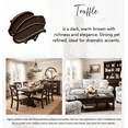 thumbnail image 2 of ALL-IN-ONE Paint by Heirloom Traditions, Truffle (Warm Dark Brown), Quart - Durable cabinet and furniture paint. Built in primer and top coat, no sanding needed. Includes our 30 featured color card., 2 of 4