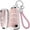 Type-A-flip-pink, variant on Key Fob Cover Compatible with Audi A3 A5 A5L A6 A6L Q6L Q6 RSQ6 RS6 SQ6 S6 E-tron 2025-2026 Crystal Diamond Keychain Case Holder Protector,Type-A-flip-pink