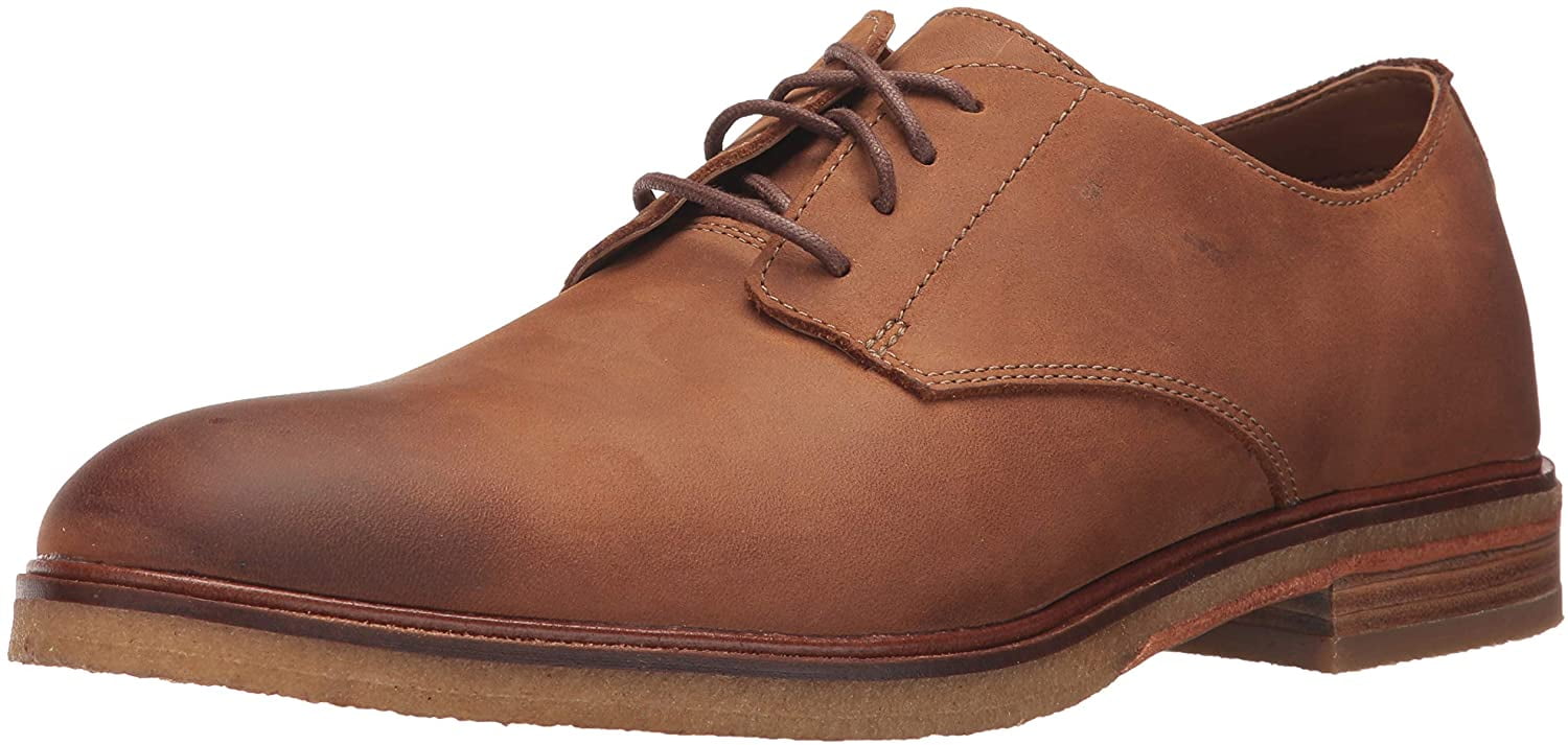 clarks clarkdale moon dark tan leather