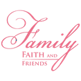 thumbnail image 1 of Family faith and friends Vinyl Decal Sticker Quote - Small - Soft Pink, 1 of 3