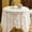 2, variant on White Lace Tablecloth, Sheer Embroidery Cutwork Transparent Decoration Table Cloth Cover for Round Square Tables Party