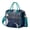 Blue-green-1, variant on Gothic Insulated Lunch Bag – Large Leakproof Cooler Tote with Celestial Sun and Moon Print, Dual Compartment Reusable Lunch Box for Astrology Lovers