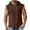 A01-Brown, variant on Retro Sleeveless Shirts for Men Raw Edge Hoodie Tank Tops Cotton Linen Distressed Hem Tank Shirts Quater Zipper Hooded Muscle Shirt Orange,S