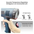 thumbnail image 3 of LCD Display Heat Gun Thermal blower hot air gun Air dryer for soldering Professional power tools ,Variable Temperature, 3 of 6