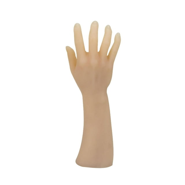 kusrkot Hand Model Comfortable Manicure Practice for Home Shops Professionals C Right Hand