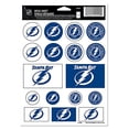 thumbnail image 1 of WinCraft NHL Tampa Bay Lightning Vinyl Sticker Sheet, 5" x 7", 1 of 1