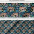 thumbnail image 2 of Soimoi Cotton Poplin Fabric texture,leaves & tiger Animal Decor Fabric Printed Yard 56 Inch Wide, 2 of 7