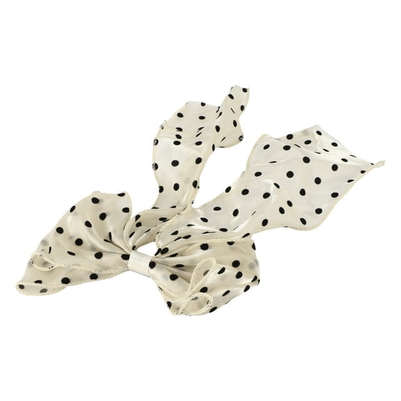 Unique Bargains 1 Pc Cute Dots Hair Pins Hairdo Pins for Women 12.20"x6.89"x0.98" Beige