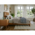 thumbnail image 4 of Madison Full Low Profile Platform Bed with Matching Footboard in Light Toffee, 4 of 10
