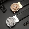 thumbnail image 2 of CSChome Ceinture Homme Rotative Boucle Automatique Réglable Ceinture Homme en Faux Cuir Accessoires de Mode, 2 of 7