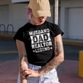 thumbnail image 2 of Husband. Dad. Realtor. Legend. - Dad's Birthday or Father's Day, Black T-Shirt, Small, 2 of 5