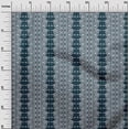 thumbnail image 2 of oneOone Cotton Poplin Teal Blue Fabric Geometric Ethnic Fabric For Sewing Printed Craft Fabric By The Yard 56 Inch Wide, 2 of 4