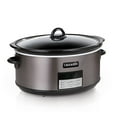 thumbnail image 1 of Crock-Pot Sccppvfc800-Ds Cuiseur Lent de 8 Litres, Programmable, Noir Inoxydable,, 1 of 5