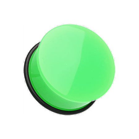 

Neon Colored Acrylic Single Flared Ear Gauge Plug