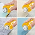 thumbnail image 3 of Rotary Cutter Set Green-Quilting Kit incl.45mm Fabric Cutter, 5 Replacement Blades, A2 Cutting Mat, Acrylic Quilting Ruler, Sewing Clips, Craft Knife Set, Ideal for Crafting, Sewing, Patchworking, 3 of 7