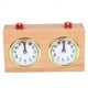 thumbnail image 2 of 2X Temporizador de Ajedrez, Reloj de Ajedrez Internacional Digital Profesional, Temporizador de Ajedrez de Conteo Descendente de Madera, Temporizador de Ajedrez Portátil, 2 of 7