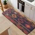 thumbnail image 5 of Boho Multicolor Ethnic Pattern with Geometric Shapes Kitchen Rug Mat,Kitchen Runner Rugs Non Skid Washable,Decorative Kitchen Floor Mats for Kitchen,Sink,Laundry,17"x47.2", 5 of 7