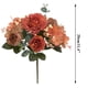 thumbnail image 3 of 1 pieza de ramo de novia de látex con flores reales, decoración para el hogar, flores de seda, peonías, 3 of 6