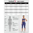 thumbnail image 7 of BALEAF Womens High Waisted Capri Leggings with Pockets Tummy Control Yoga Gym Pants Navy Blue XL, 7 of 7