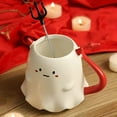 JUKUNESA Deals today 2024 Cartoon Small Tail Ceramic Cup Novel and