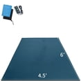 thumbnail image 1 of Premium Large Exercise Mat 6'x4.5'x7mm, Ultra Durable Workout Mats for Home Gym Flooring, Non-Slip, Thick Cardio Mat for Plyo, MMA, Jump, Weightlifting- Shoe Friendly, Eco Friendly, 1 of 2
